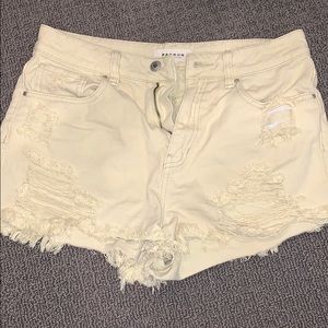 yellow pacsun shorts